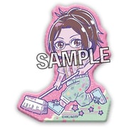 進撃の巨人 アクリルクリップ☆ めろんぽっぷ☆ ハンジ（柄シャツver.） [キャラクターグッズ]