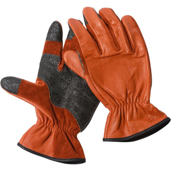 2503-008 [TAKI BE GLOVE 焚火グローブ ダークレッド XL（25）サイズ]