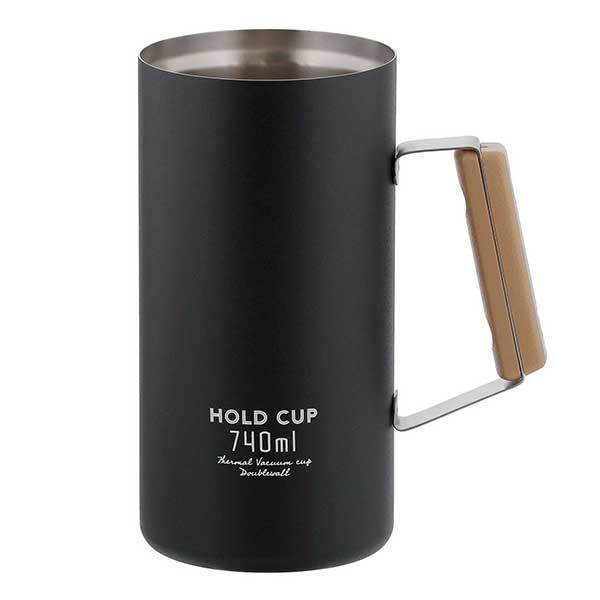 NQ-0010 [パール金属 缶ホルダー ジョッキ HOLD CUP 740ml ブラック]