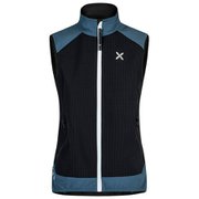 ウィンド レボリューション ベスト ウーマン WIND REVOLUTION VEST WOMAN MVVW06W 9086 ブラック/スティールブルー Sサイズ [アウトドア ベスト レディース]