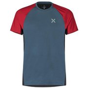 ジョイン ティーシャツ JOIN T-SHIRT MTGN22X 8610 スティールブルー/レッド Sサイズ [アウトドア カットソー メンズ]