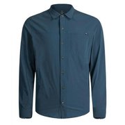 ホスタ コンフォート フィット シャツ HOSTA CONFORT FIT SHIRT MQLG43XC 86 スティールブルー Sサイズ [アウトドア シャツ メンズ]