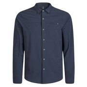 ホスタ コンフォート フィット シャツ HOSTA CONFORT FIT SHIRT MQLG43XC 81 ダークネイビー Sサイズ [アウトドア シャツ メンズ]