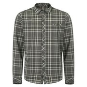 ホスタ コンフォート フィット シャツ HOSTA CONFORT FIT SHIRT MQLG43XC 44 ダークオリーブ Sサイズ [アウトドア シャツ メンズ]