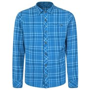 ホスタ コンフォート フィット シャツ HOSTA CONFORT FIT SHIRT MQLG43XC 26 ブルー Mサイズ [アウトドア シャツ メンズ]