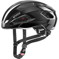 サイクルヘルメット uvex rise/オールブラック/56-59 安全規格 CEマーク