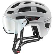 サイクルヘルメット uvex finale visor V/パピルスマット/52-57 安全規格 CEマーク