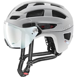 サイクルヘルメット uvex finale visor V/パピルスマット/56-61 安全規格 CEマーク