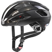 サイクルヘルメット uvex rise cc WE/ブラックゴールドフレークス/52-56 安全規格 CEマーク