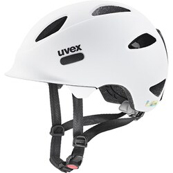 uvex oyo/ホワイト-ブラックマット/46-50 安全規格 CEマーク [～幼児・キッズ用自転車ヘルメット]