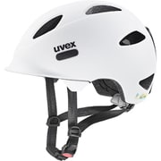uvex oyo/ホワイト-ブラックマット/50-54 安全規格 CEマーク [幼児～小学生・ジュニア用自転車ヘルメット]