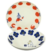 MOOMIN (ムーミン) パスタ皿 21cm ペア リトルミイ&スノークのおじょうさん MM032/4-139