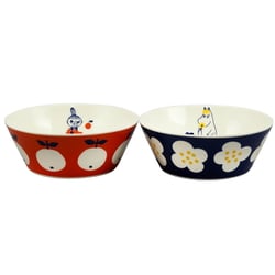MOOMIN （ムーミン） ボウル 340ml ペア リトルミイ＆スノークのおじょうさん MM032/4-79