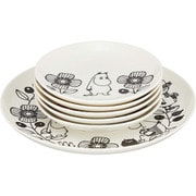 MOOMIN (ムーミン) ムーミンバレー プレート 皿 6点セット MM1400-52