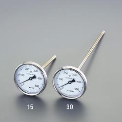 0-500℃/150mm バイメタル式温度計 EA727AC-15