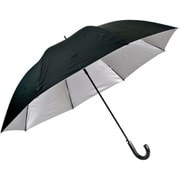 長傘 晴雨兼用 無地 70cm ジャンプ式 強風対応 UPF50+ ブラック 6516