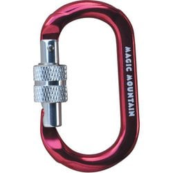 ミニオーバルスクリュー MM-TYAOH658L レッド [カラビナ]