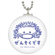お知らせボールチェーン缶バッジ ぜんそく（はりねずみ） UTCB015