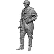 16020 1/16 ミリタリーフィギュア WWII ドイツオートバイ兵 [組立式プラスチックモデル]