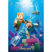300-AC052 アートクリスタルジグソー Minecraft（マインクラフト） Aquatic [ジグソーパズル 300ピース]