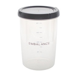 エンバランス ディープラウンドコンテナ M 1000ml グレー T12198