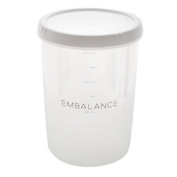 エンバランス ディープラウンドコンテナ L 1500ml ホワイト T12100