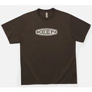 KEEN ベーシック ロゴTシャツ 1026565 Canteen/Birch XLサイズ [アウトドア カットソー メンズ]