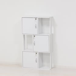 ヨドバシ.com - クロシオ 39399 [ラック鍵付き 3段 ホワイト