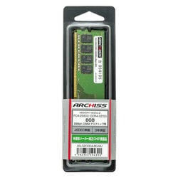 PC4-25600 （DDR4-3200）対応 8GB 288pin DDR4 SDRAM DIMM 半導体メーカー純正CHIP搭載品 AS-3200D4-8G-MJ