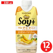野菜生活 Soy+ まろやかバナナmix 330ml×12本入 [植物性ミルク]