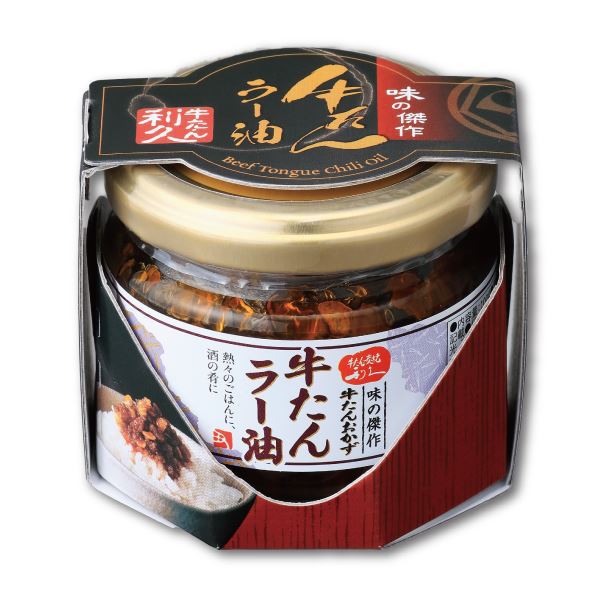 1209026 利久 牛たんラー油 100g