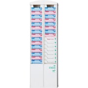 抗菌仕様 30人用 カードラック 白 ER-RW30/AB