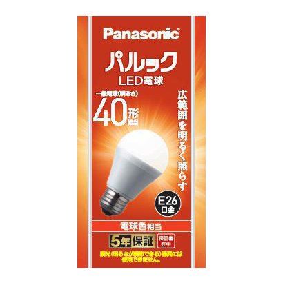 パルック LED電球 E26 40形相当 広配光タイプ 電球色相当 LDA4L-G/K4