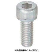 YAHATA 六角穴付きボルト全ねじ 三価クロメートメッキ M10×25 (100本入)
