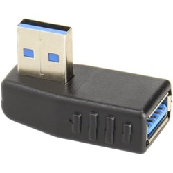 USB3.0 L型上向き変換コネクタ SUAM-UAFL3