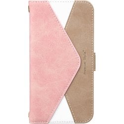 PG-22MFP05PK [iPhone SE（第3世代）/SE（第2世代）/8/7/6s/6 4.7インチ用 フリップカバー レター型ピンク]