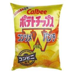 ヨドバシ Com コーワ Kowa カルビー ポテトチップス ダイカットクッション コンソメwパンチ キャラクターグッズ 通販 全品無料配達