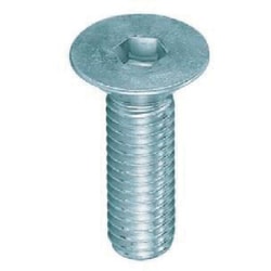 YAHATA 六角穴付皿ボルト全ねじ ユニクロ M3×25 （800本入）
