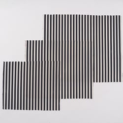 ビーズワックスラップ 3点セット ブラックストライプ NUBW23
