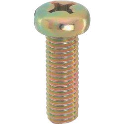 YAHATA 十字穴付ナベ小ねじ全ねじ クロメート M6×75 （200本入）