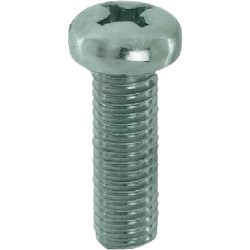 YAHATA 十字穴付ナベ小ねじ全ねじ 三価クロメート M2.6×6 (4500本入)