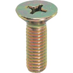 YAHATA 十字穴付皿小ねじ全ねじ クロメート M6×25 （500本入）