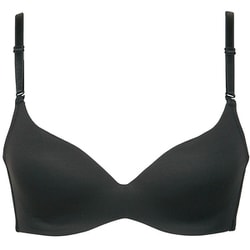 シンクロブラ ブラジャー 動いてもズレあがりにくい ノンワイヤー MB4015 BL L