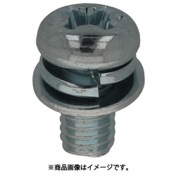 YAHATA ナベ組込ねじ 薄板用 P-4 三価クロメート M4×10 （1300本入）