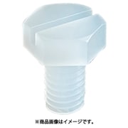 YAHATA 樹脂(PVDF) スリワリ付六角ボルト M4×15 (500本入)