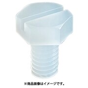 YAHATA 樹脂(PVDF) スリワリ付六角ボルト M5×15 (500本入)