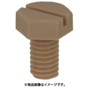 YAHATA 樹脂(PPS) スリワリ付六角ボルト M6×15 (500本入)