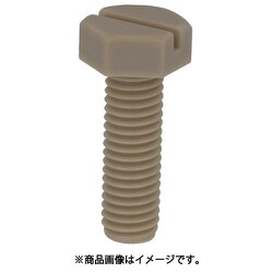 YAHATA 樹脂（PEEK） スリワリ付六角ボルト M4×6 （500本入）