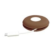 Apple Watch ケーブル収納アクセサリー マカロン チョコレート AWMA-CHO