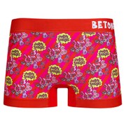 ボクサーパンツ フリーサイズ COME ON福-FUK003-2 BETONES Men's RED